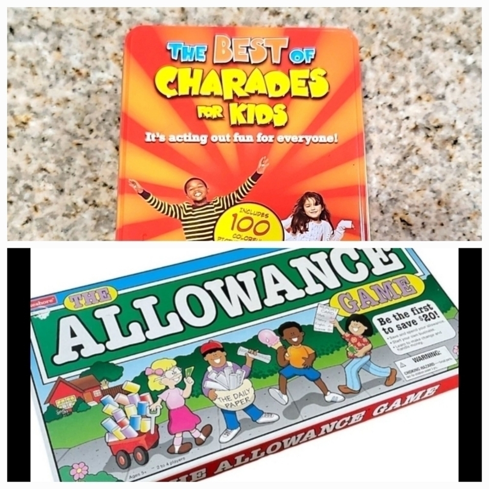 Lot of Games Lakeshore 'The Allowance Game' 'NWT' and 'The best of Chara…